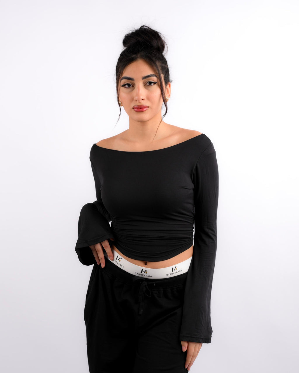 Masquerade Wide long Sleeves - Black