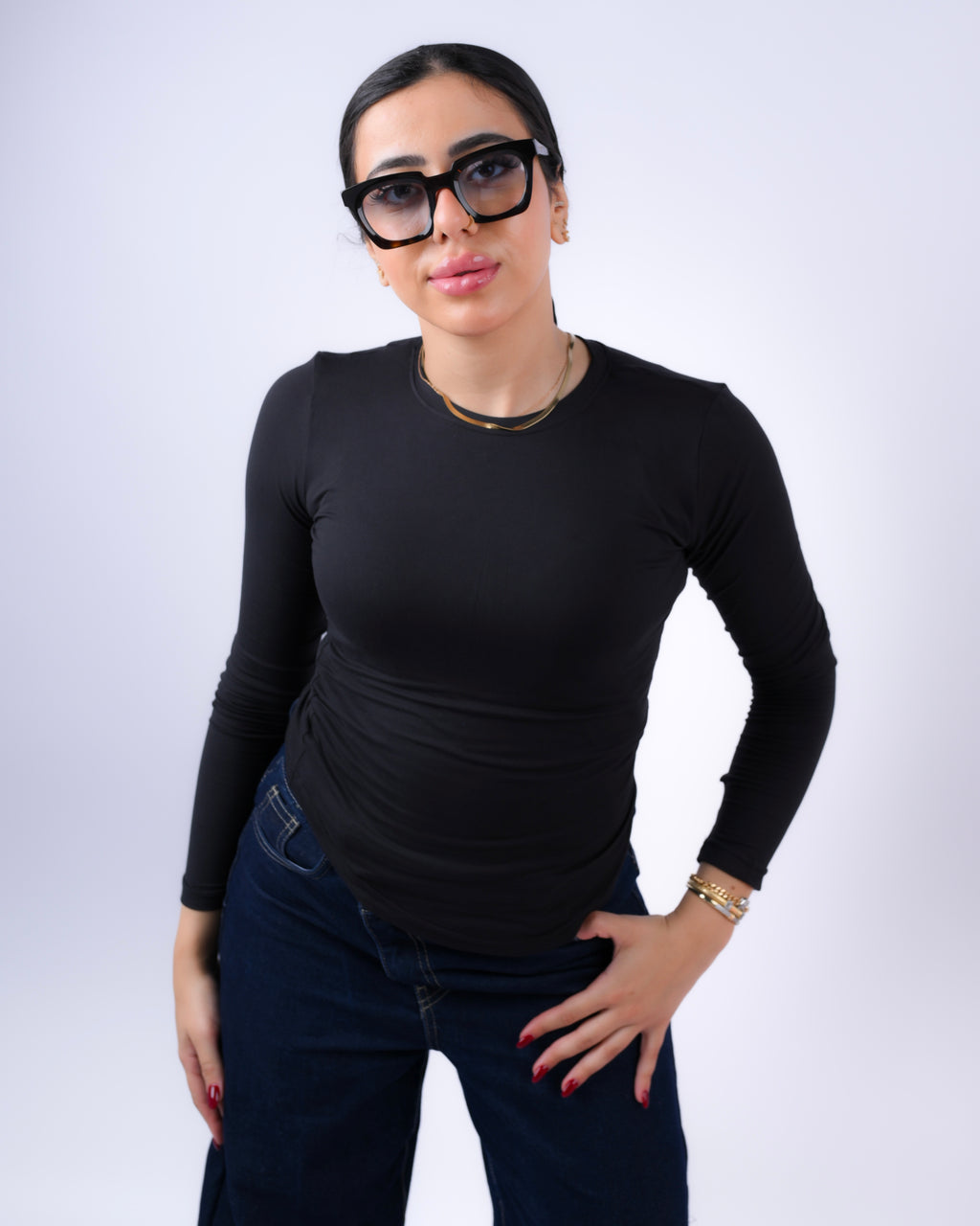 Masquerade Basic Long Sleeves - Black