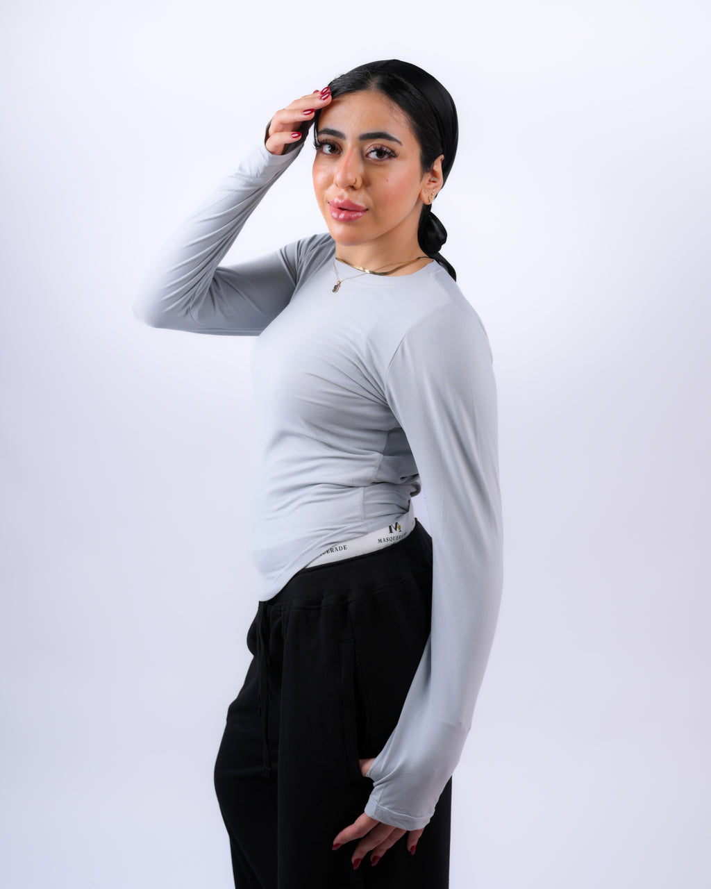 Masquerade Basic Long Sleeves - Light Grey