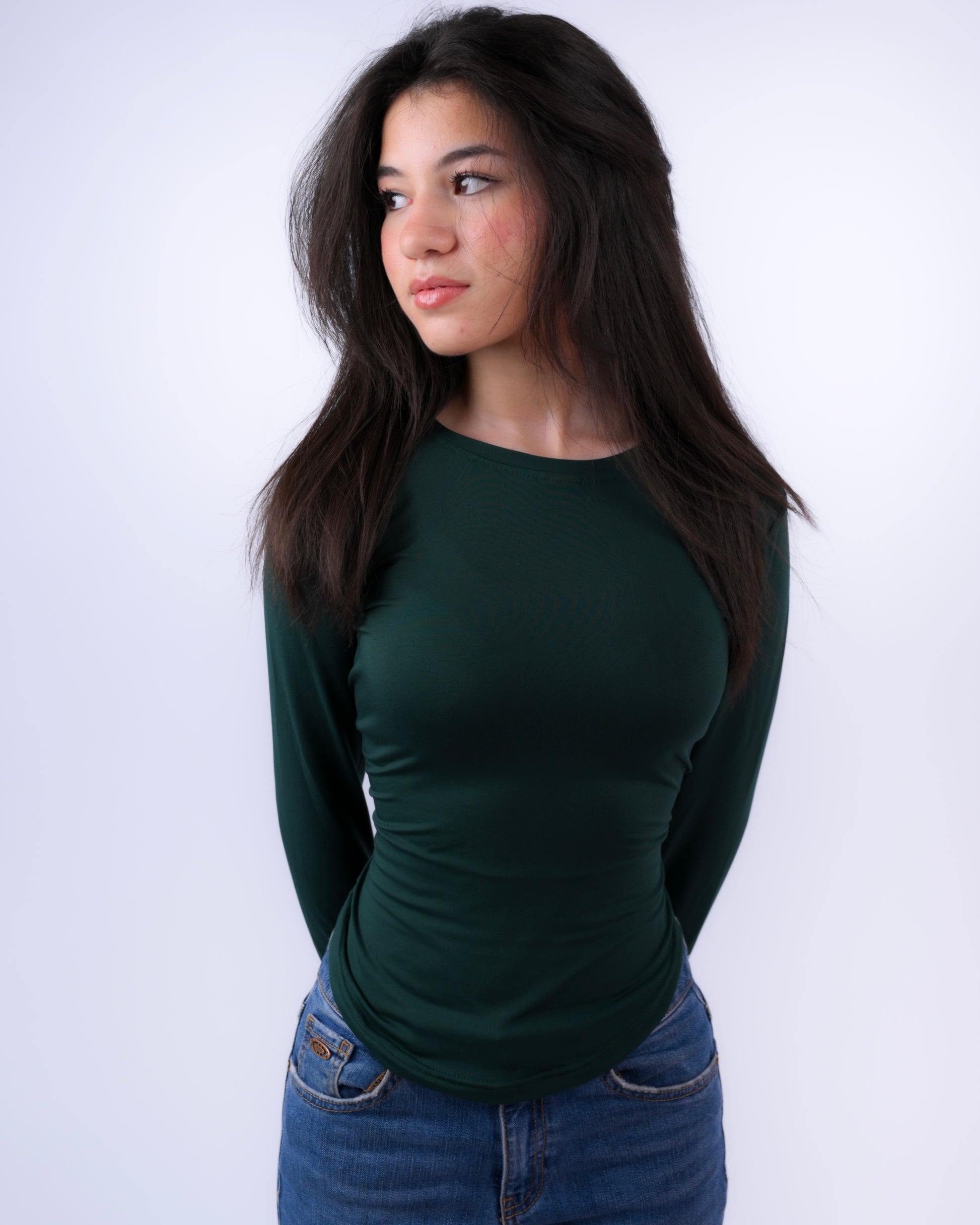 Masquerade Basic Long Sleeves - Dark Green